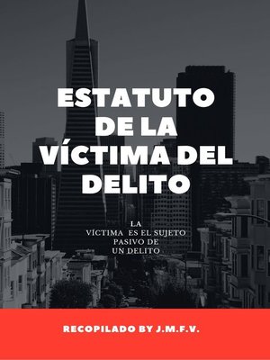 cover image of Estatuto de la víctima del delito